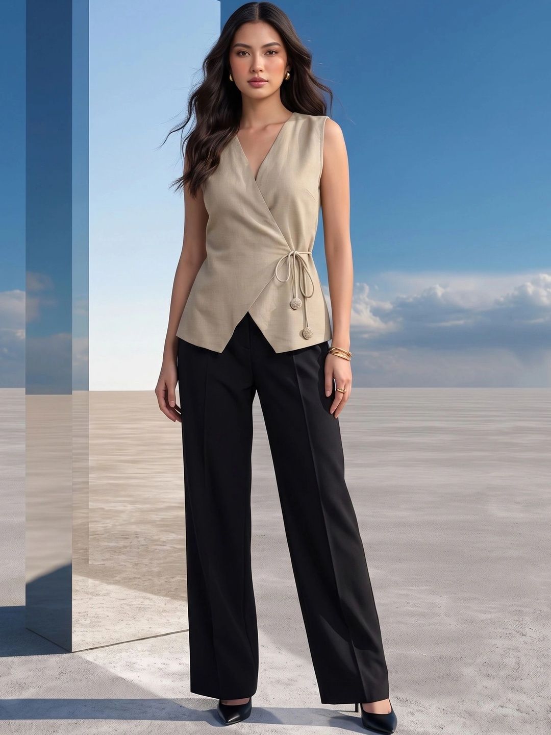 Mamicha Wrap Top