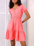 DressBerry Easy Breezy Vibes Summer Tiered Dress