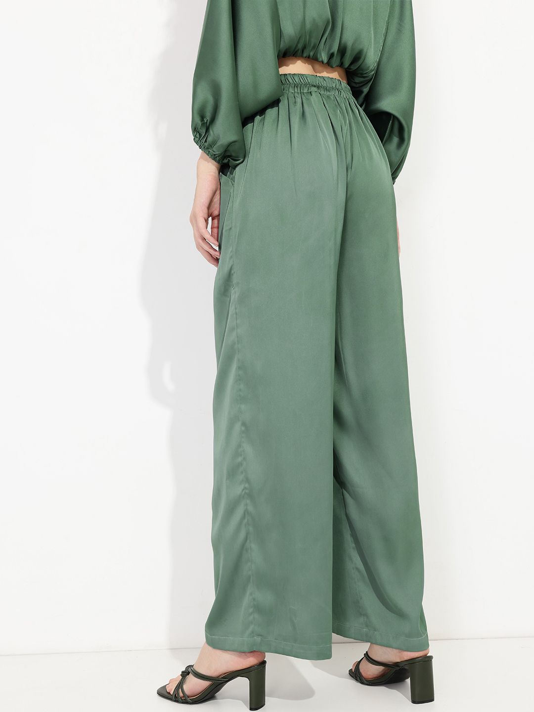 DressBerry Comfort Glam Silky State Flared Trouser