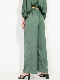 DressBerry Comfort Glam Silky State Flared Trouser