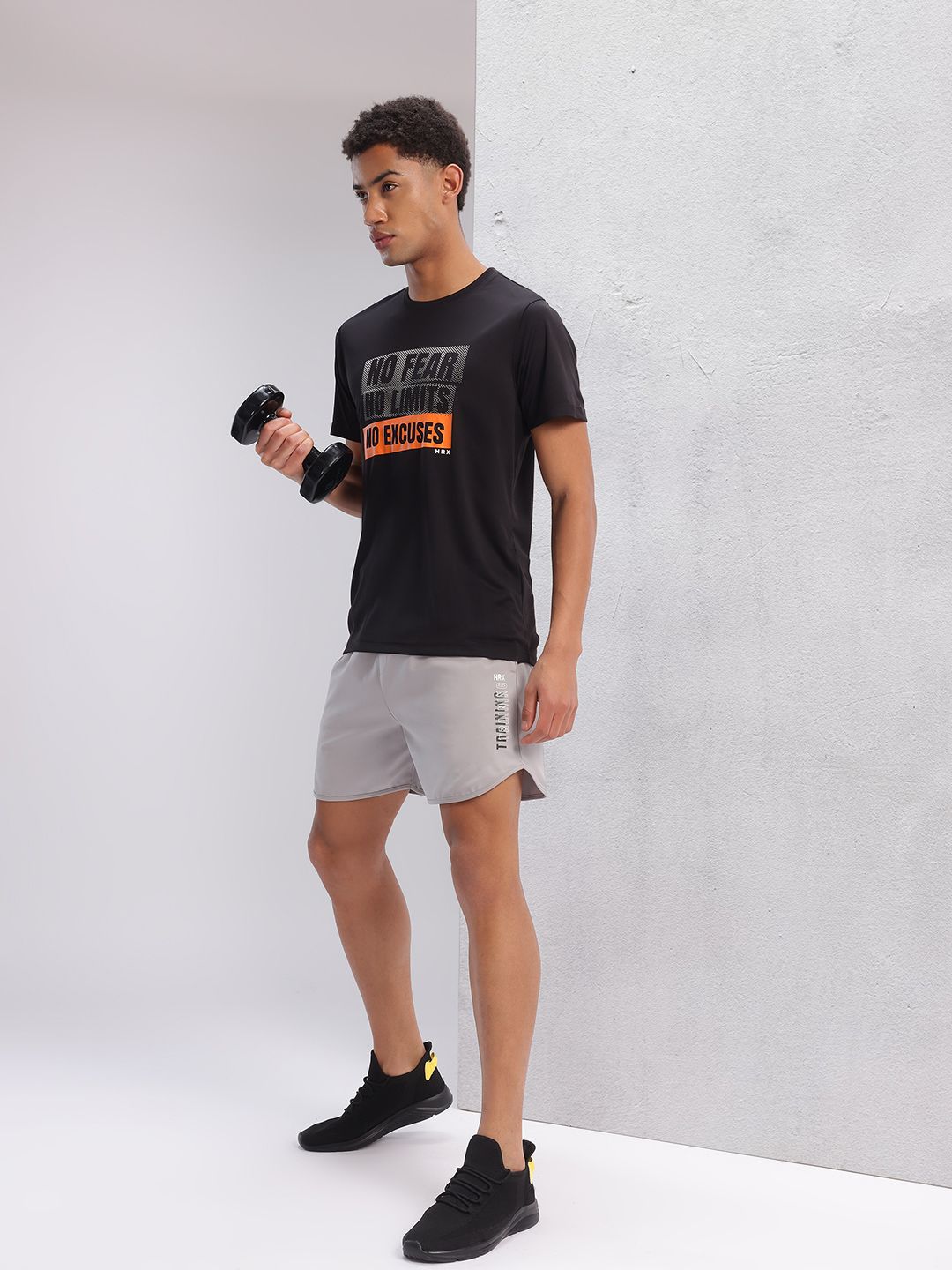 HRX by Hrithik Roshan Printed Rapid-Dry Training T-shirt