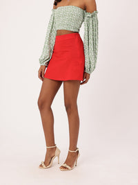 DressBerry Rule Breaker Straight Mini Skirt