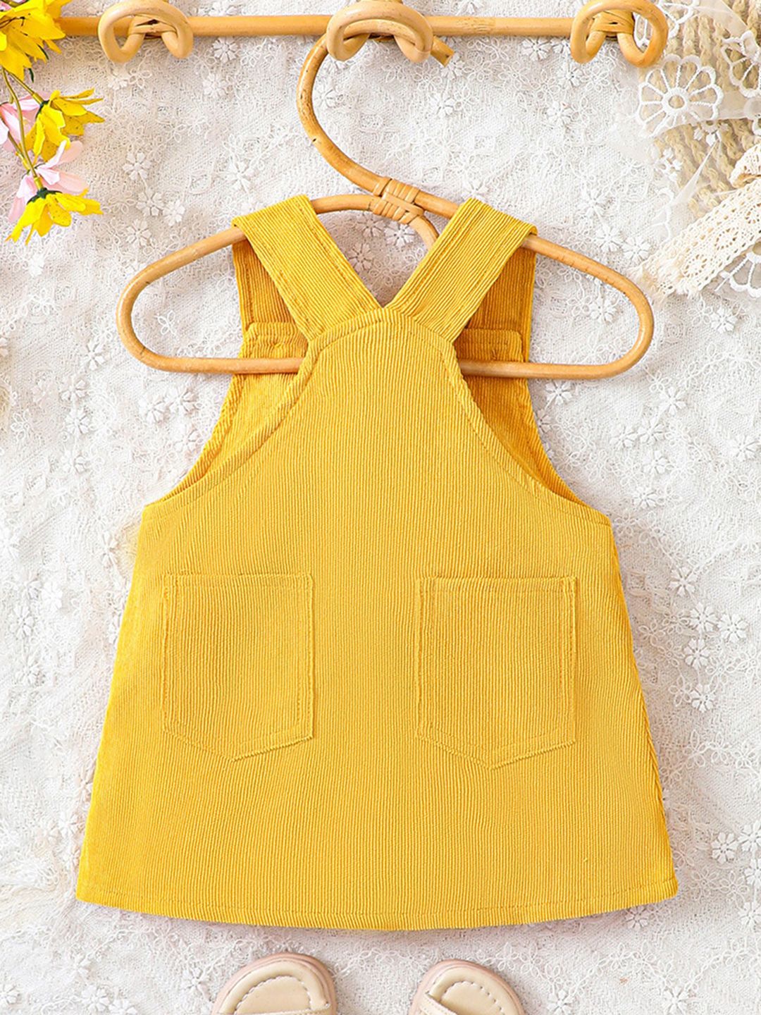 YK Girls Shoulder Straps A-Line Dress