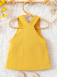 YK Girls Shoulder Straps A-Line Dress