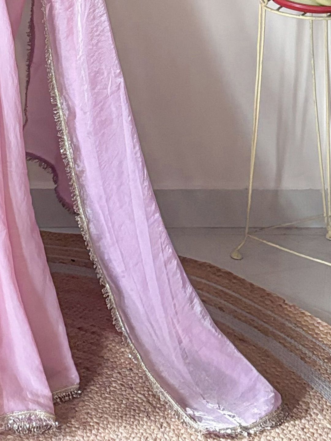 Saree mall Embellished Sequinned Tissue Sarees