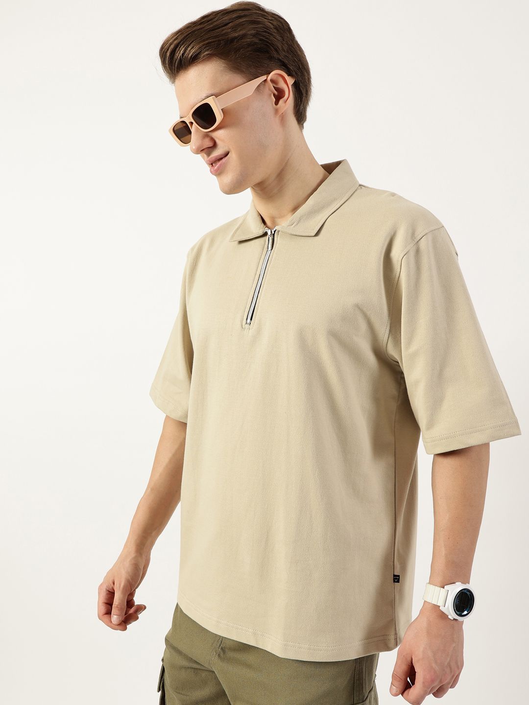 Thomas Scott Men Polo Collar Bio Finish T-shirt