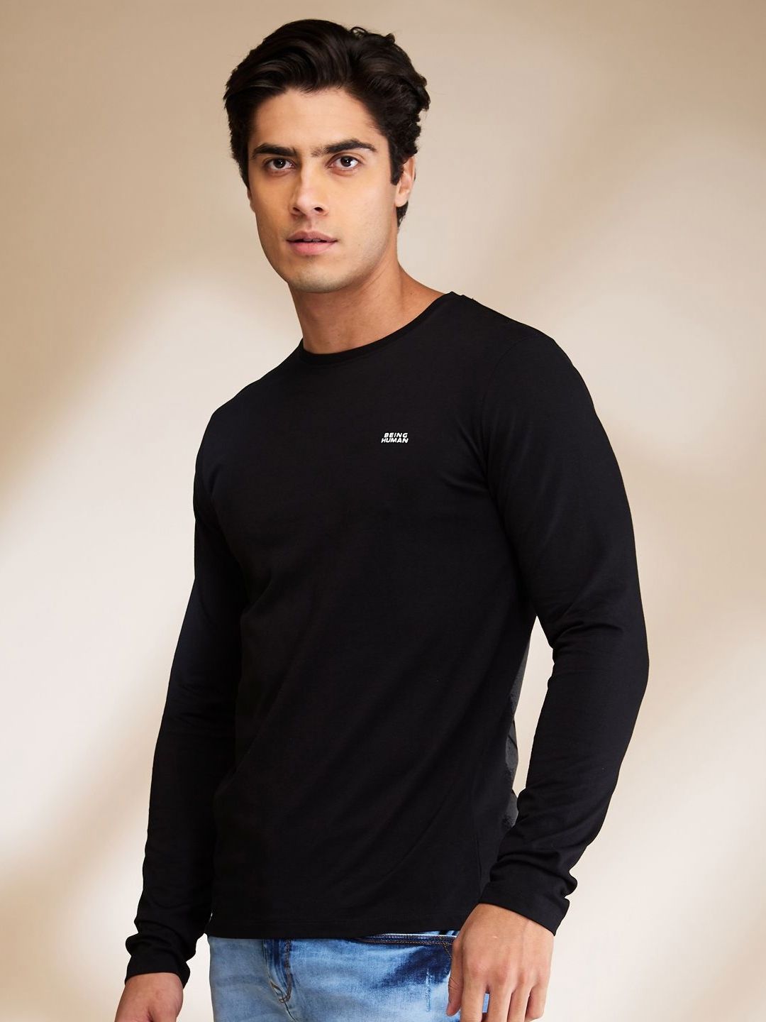 Being Human Men Typography Printed Round Neck Cotton T-shirt