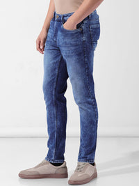 The Indian Garage Co Men Slim Fit Mid-Rise Stretchable Cotton Jeans