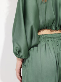 DressBerry Comfort Glam Silky State Flared Trouser