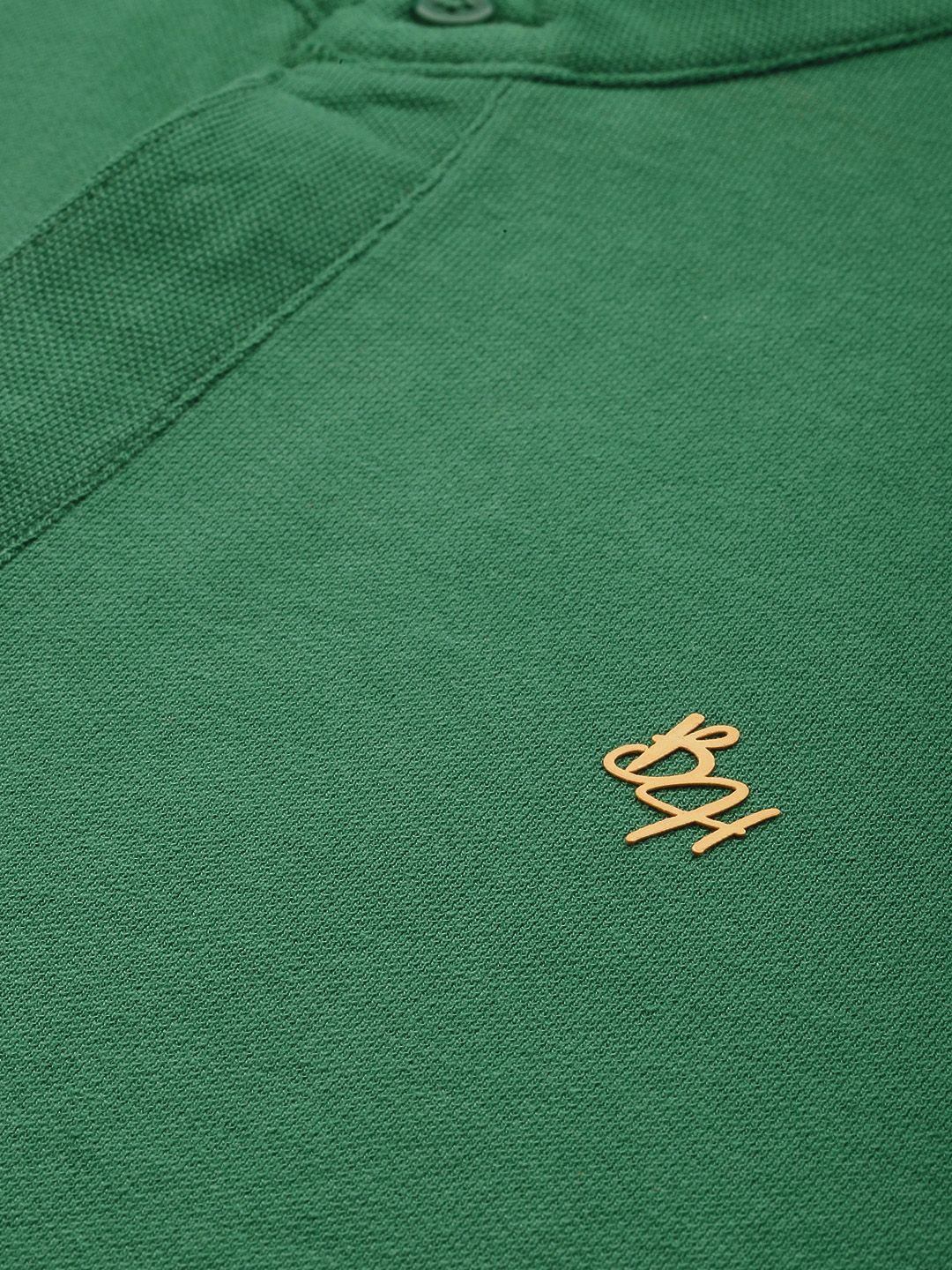 Being Human Henley Neck Pure Cotton T-shirt