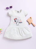 Happy Faces Kids Girls Snoopy Printed Pure Cotton A-Line Dress