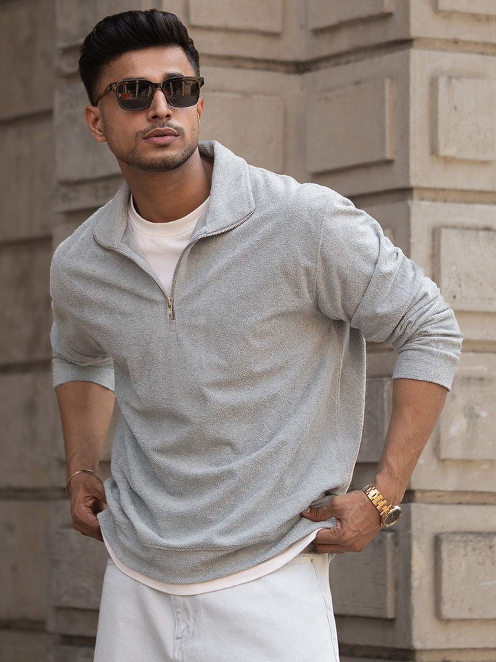 Powerlook Men Solid Polo Collar T-shirt