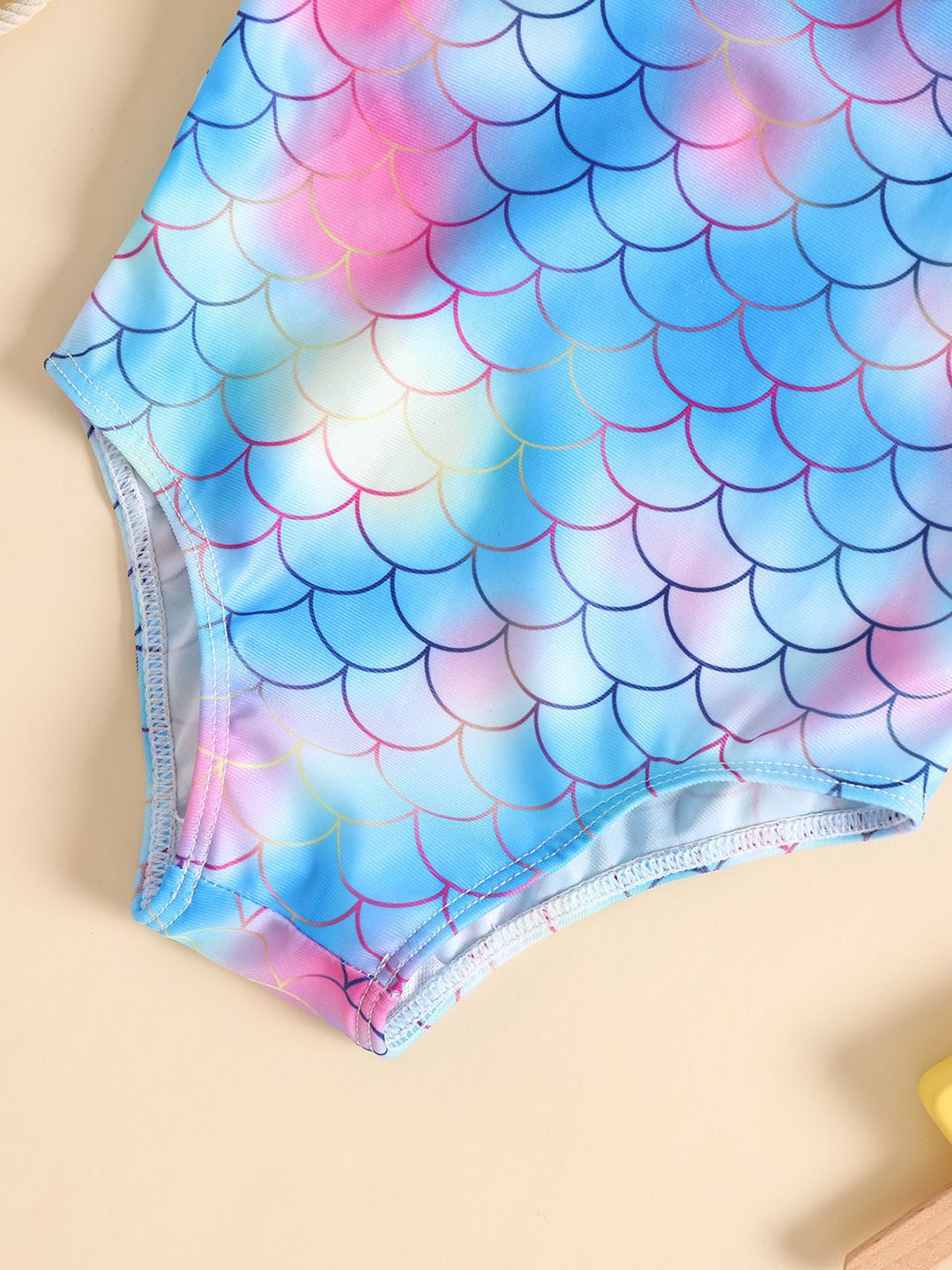 YK Girls Printed Swimwear Bodysuit