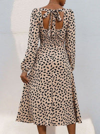 DressBerry Tropical Print Sheath Midi Dress