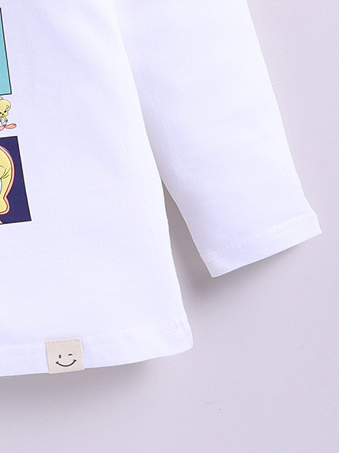 Happy Faces Boys Looney Tunes Printed Pure Cotton T-shirt