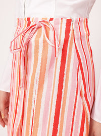 DressBerry Candy Class Striped Mini Skorts