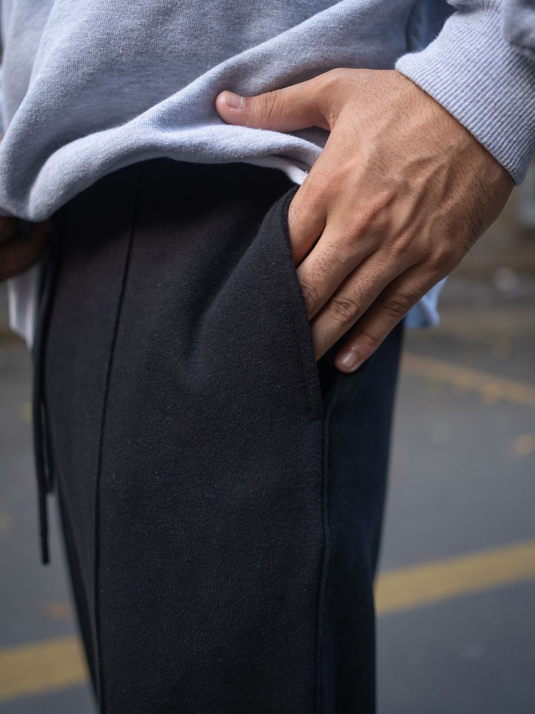 Powerlook Men Relaxed Baggy Fit Track Pants