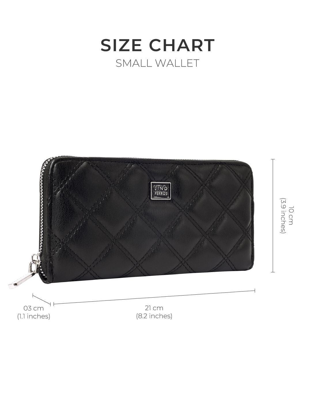 Lino Perros Women Quilted Zip Around Wallet