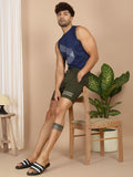 Sweet Dreams Men Mid-Rise Woven Lounge Shorts
