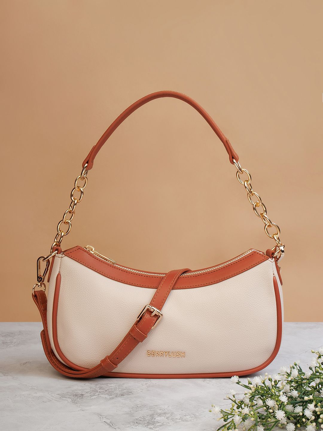 Berrylush Structured Sling Bag