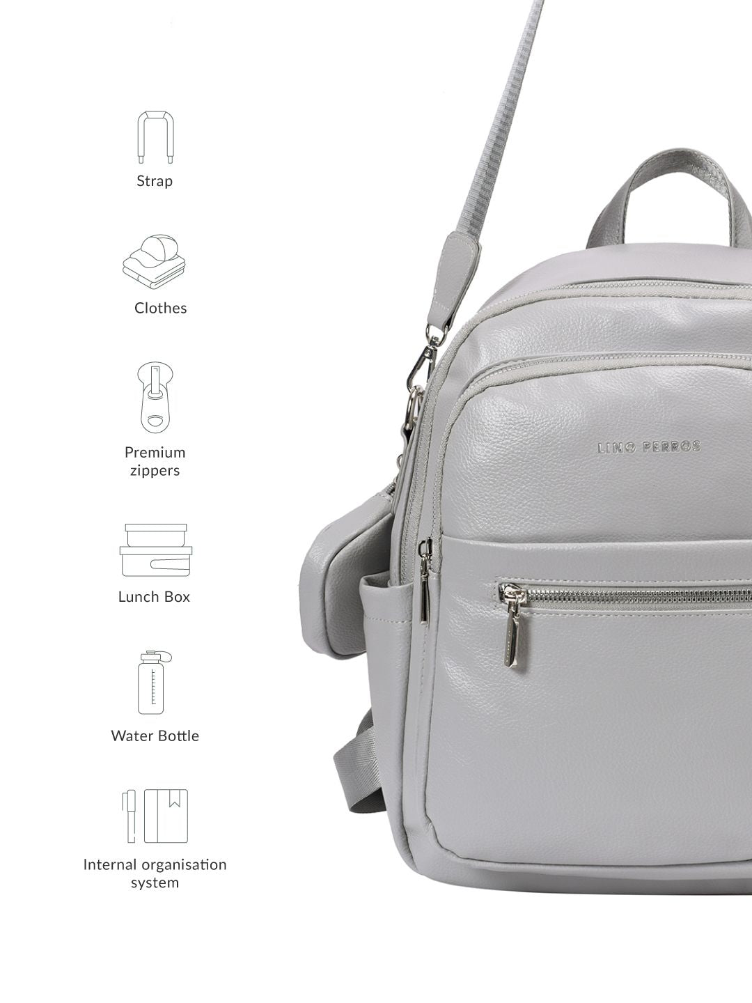 Lino Perros Women Backpack With Pouch