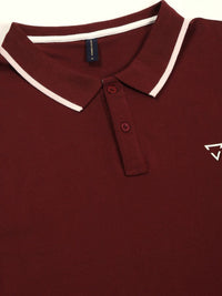 Thomas Scott Men Solid Polo Collar T-shirt