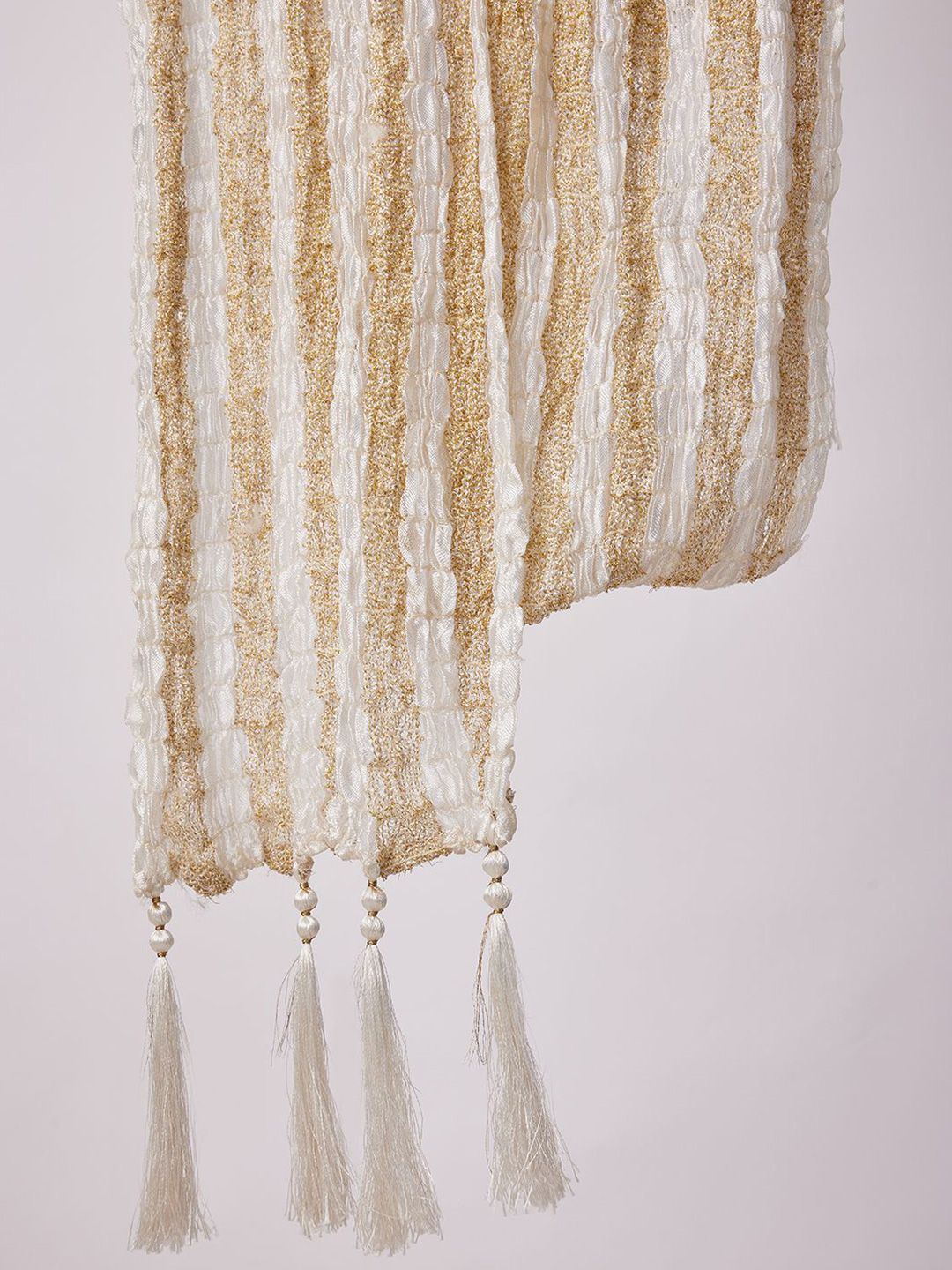 VASTRAMAY Men Crinkled Texture Dupatta