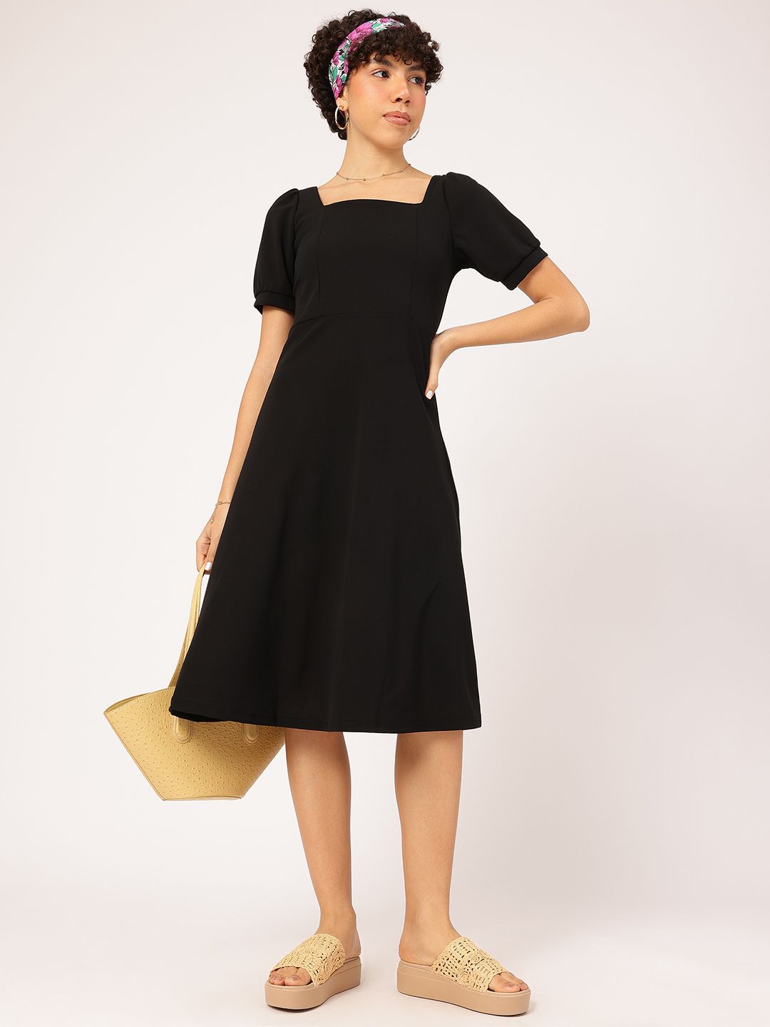 DressBerry Soft Elegance A-Line Dress