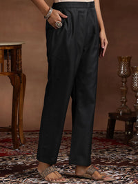 Libas Pleated Kurta with Trousers & Dupatta