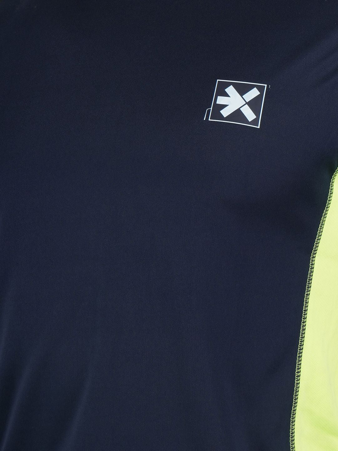 HRX by Hrithik Roshan Colourblocked Raglan Sleeves Sports T-shirt with Brand Logo Detail