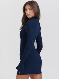 DressBerry Women Solid Bodycon Above Knee Dress