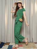 Berrylush Women Printed Culotte Jumpsuit