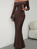 all about you Off-Shoulder Maxi Dress