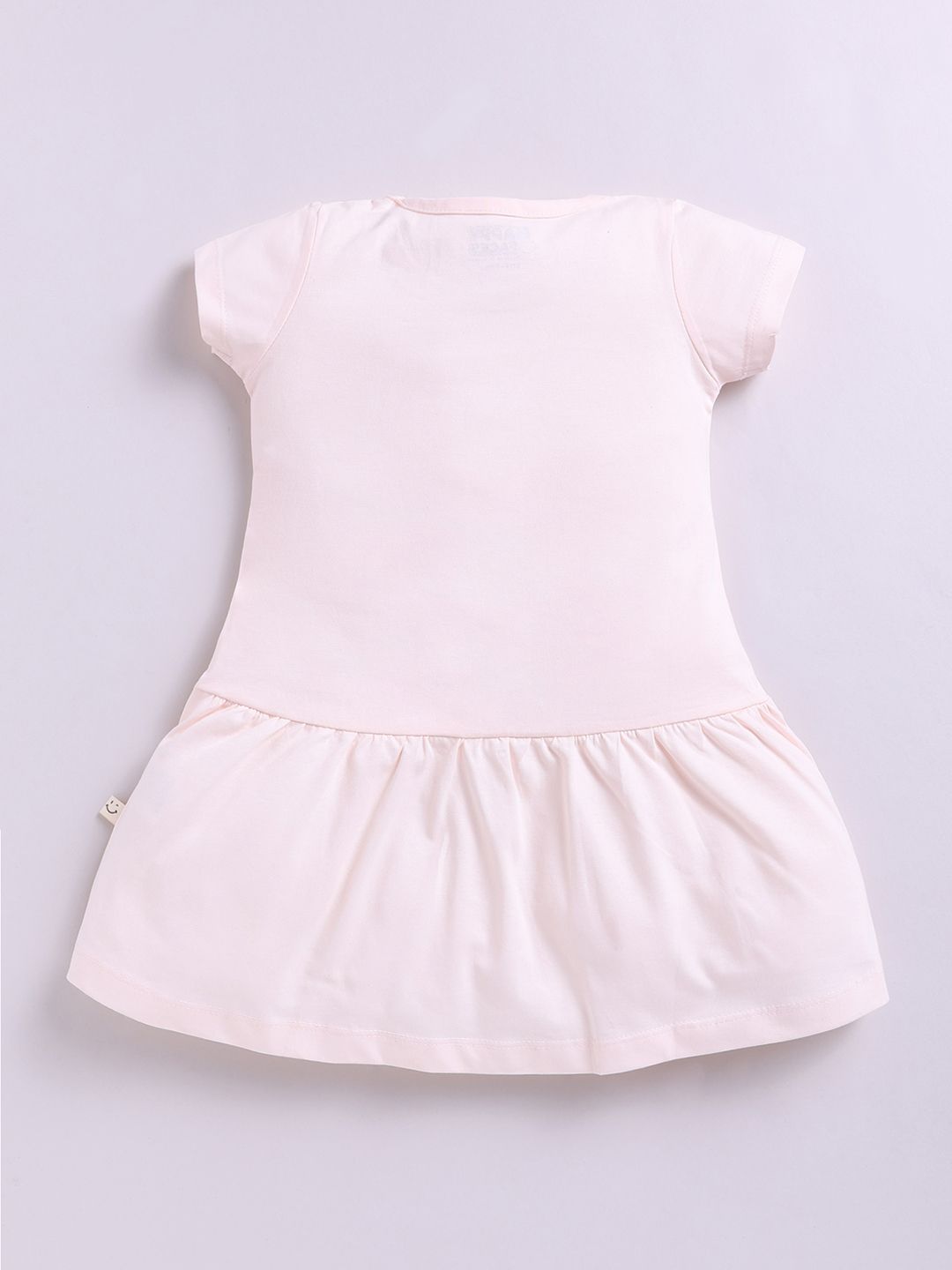 Happy Faces Girls Barbie Printed Pure Cotton Fit & Flare Dress