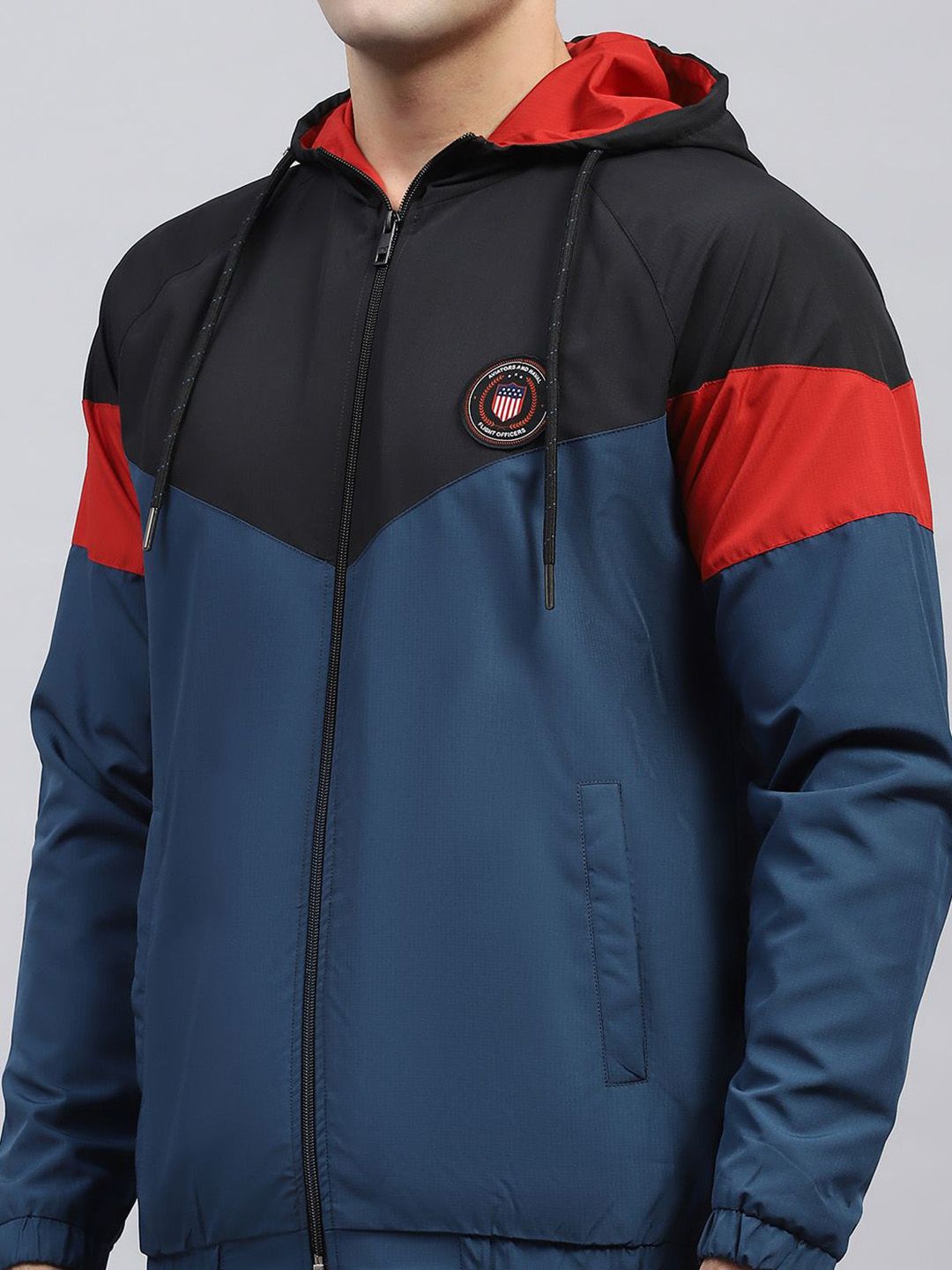 Monte Carlo Men Solid Hooded Neck Tracksuits