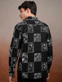 HIGHLANDER Men Embroidered Casual Shirt