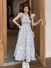 DressBerry Women Floral Printed Fit & Flare Maxi Dress