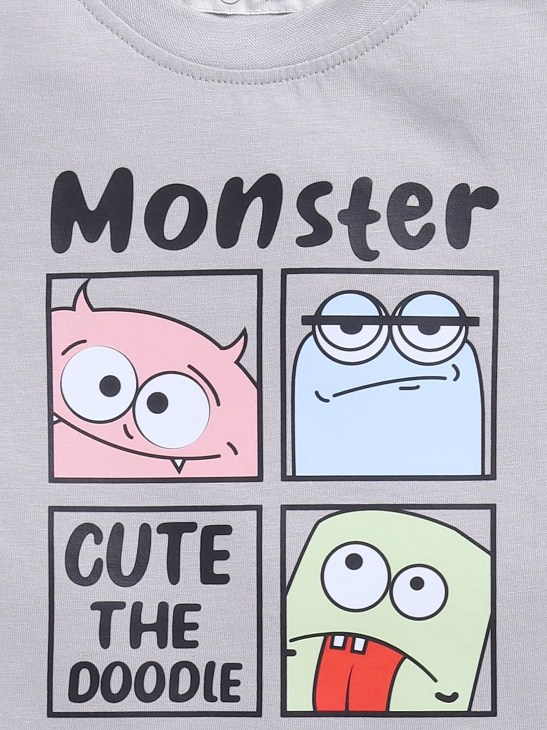 Happy Faces Boys Pure Cotton Typography & Graphic Printed T-shirt