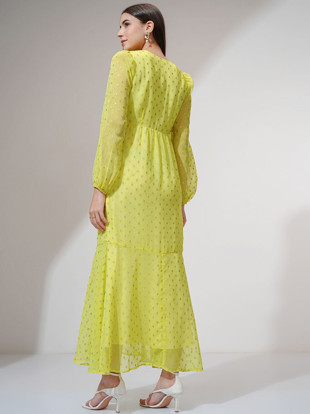 Vishudh Women Ethnic Motifs Printed Maxi Dress