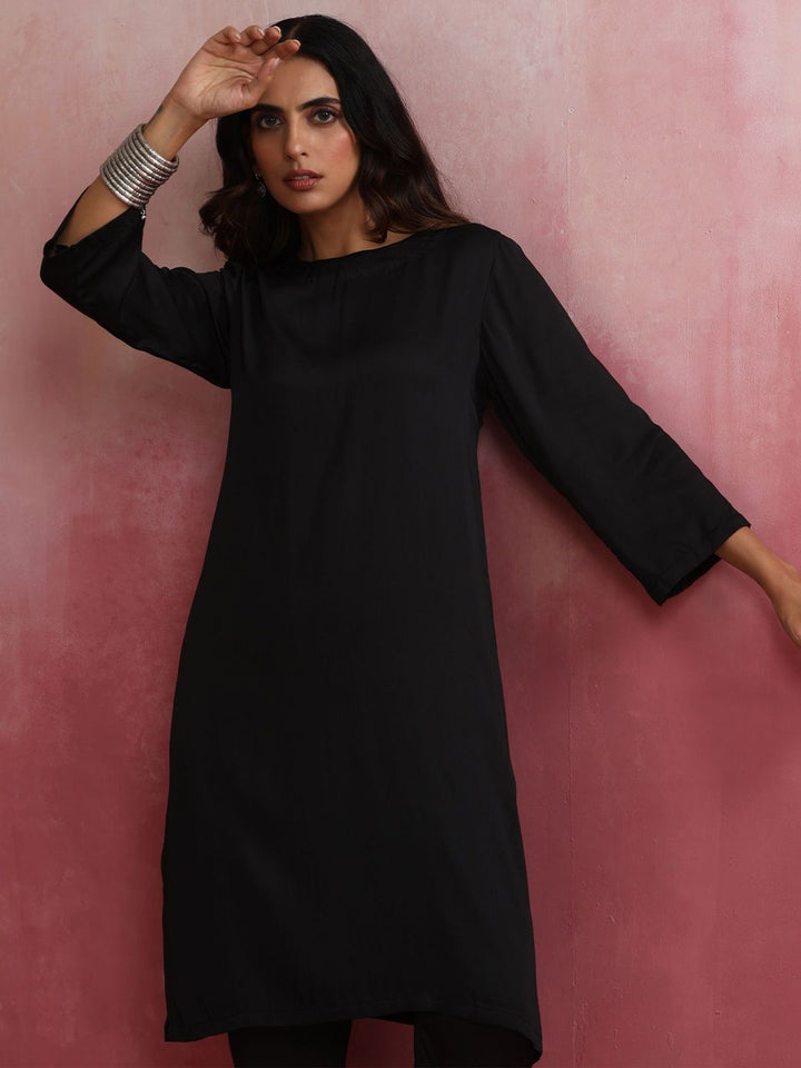 trueBrowns Round Neck Three Quarter Sleeve Tunic & Trouser Co-Ords