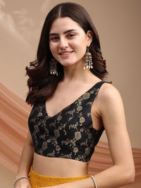 Tikhi Imli Woven Design Brocade Saree Blouse