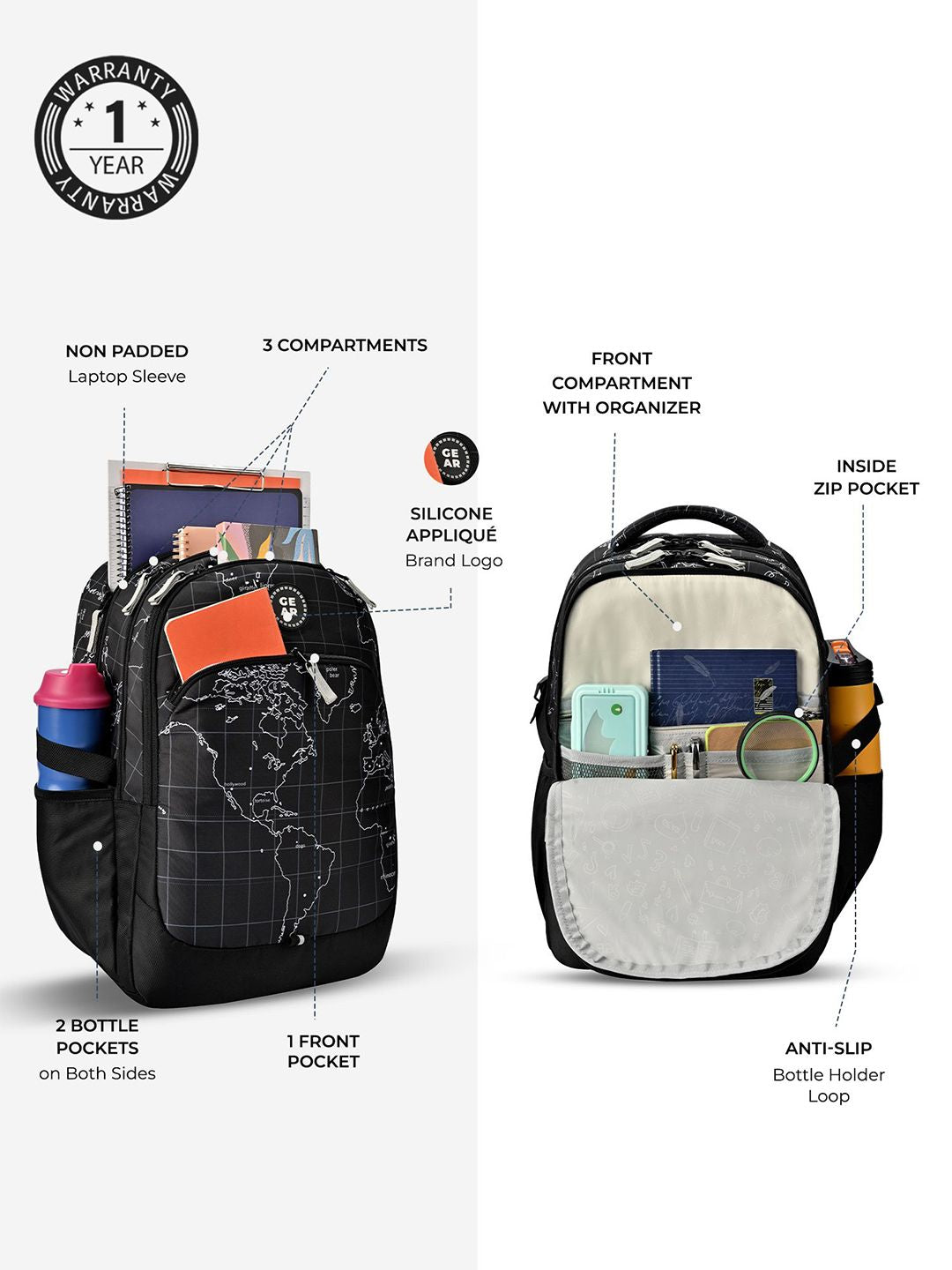 Gear Unisex Backpack