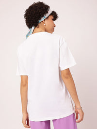 DressBerry Heartfelt Hues Typography Print T-shirt