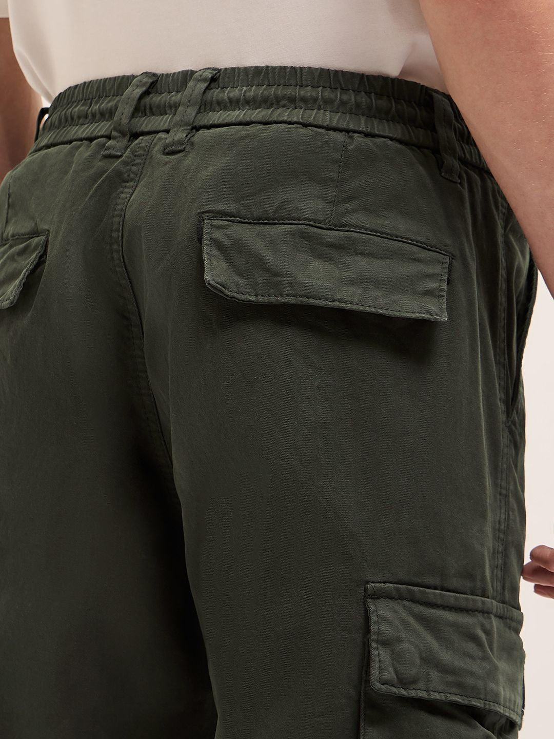 THE BEAR HOUSE Men Cotton Regular Fit Cargos