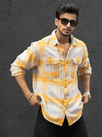 Powerlook  Checked Casual Shirt