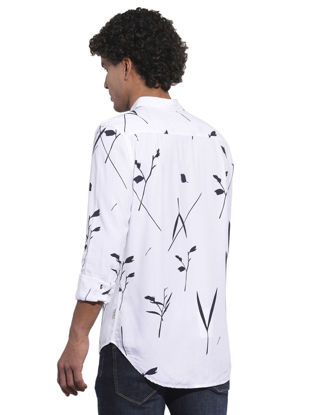 Being Human Men Classic Floral Opaque Printed Casual Shirt