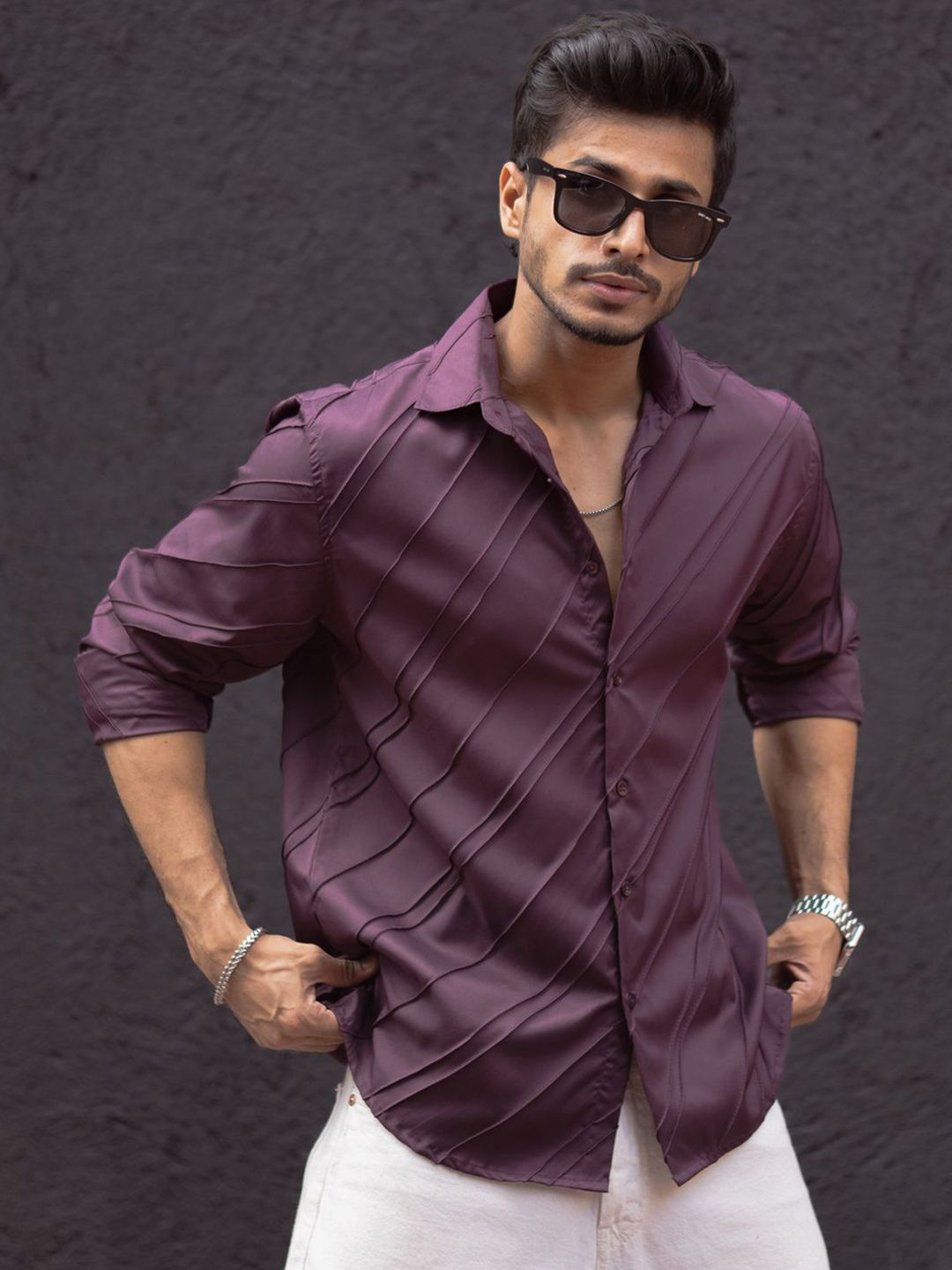 Powerlook Men Opaque Casual Shirt