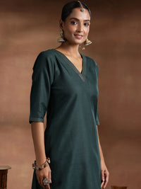 Libas V-Neck Kurta with Salwar & Dupatta