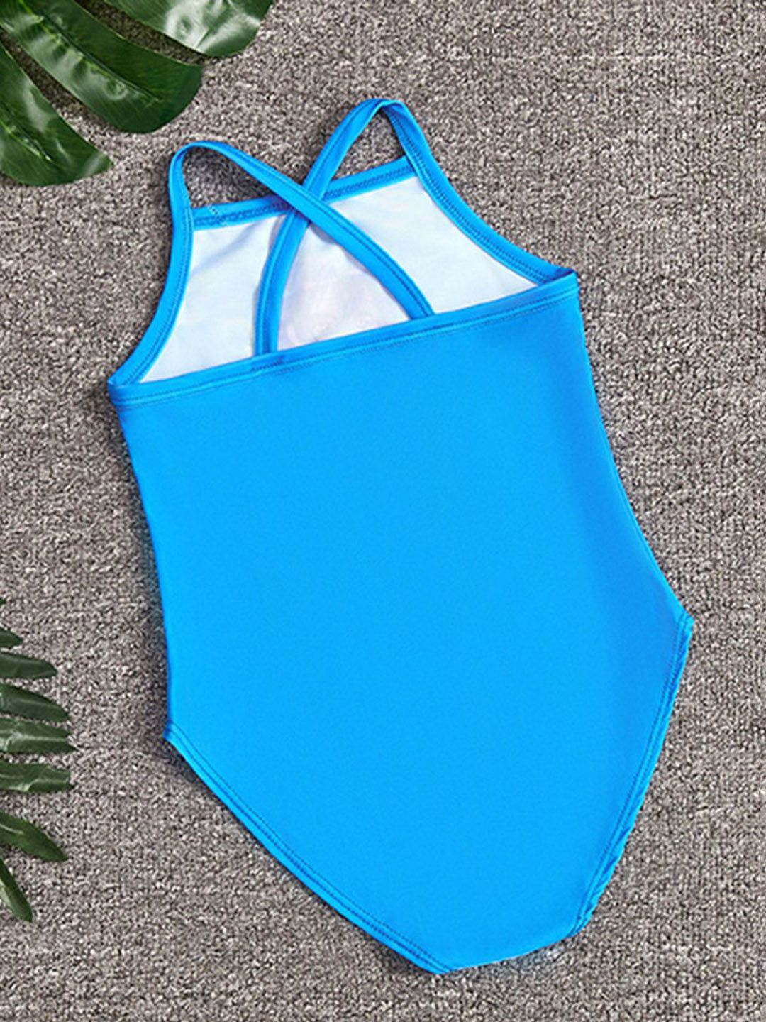 YK Girls Printed Bodysuit