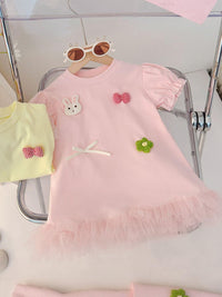 YK Print A-Line Dress